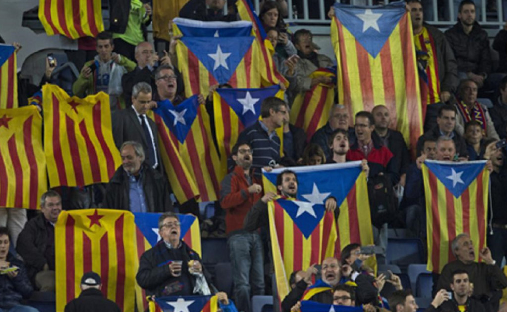 La introducció d’estelades als estadis no està prohibida
